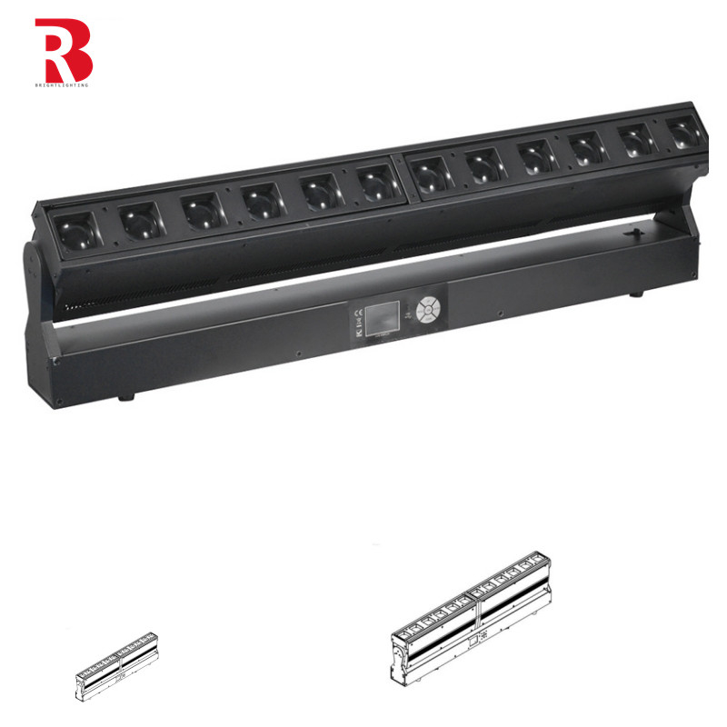 12pcs 40W RGBW 4 In 1 LED 移動ヘッドビームスポットライト ナイトクラブ用