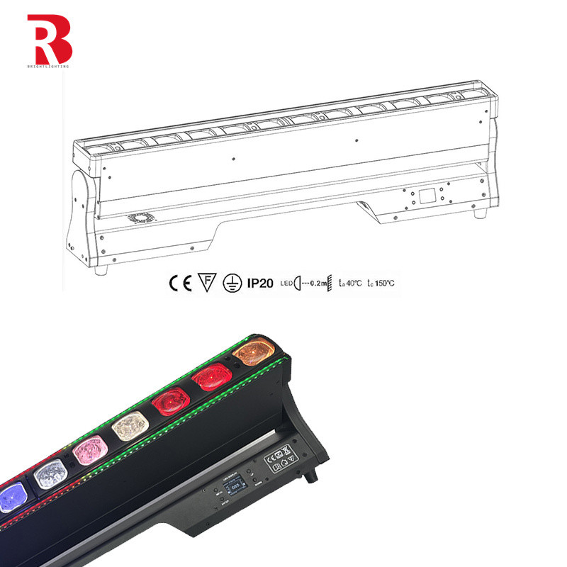 164*0.5w RGB 3in1 LEDバービーム 劇場制作のための移動頭