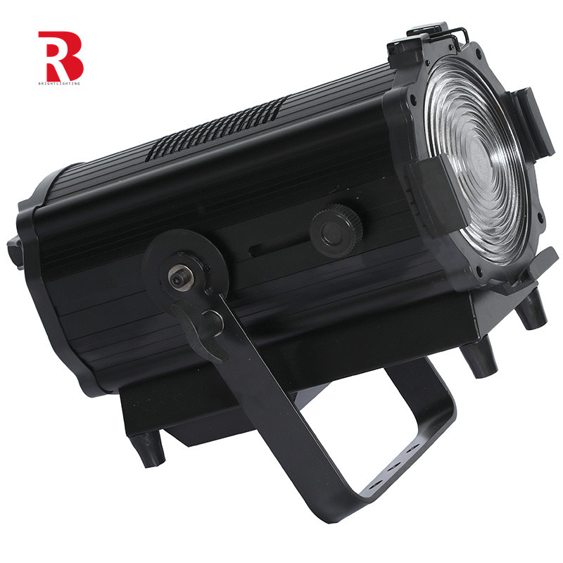 200W DMX512 マニュアルズーム アルミ合金 LED フレンネルステージ照明 2/5CH