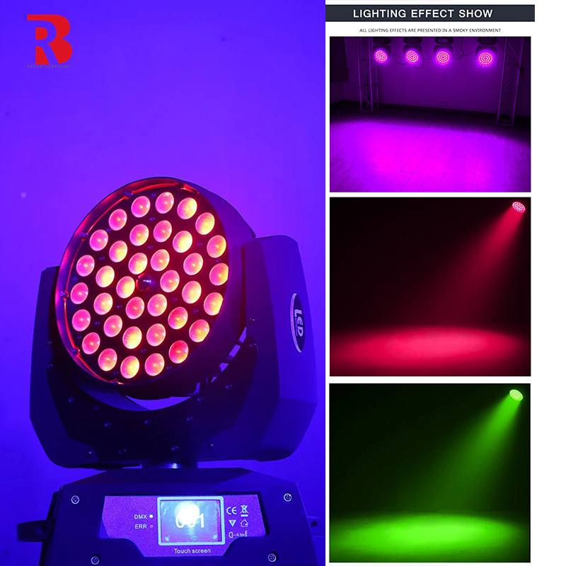 RGBWZOOM BEAM DJ DMX512 LED移動ヘッドのためのビーアイステージライト