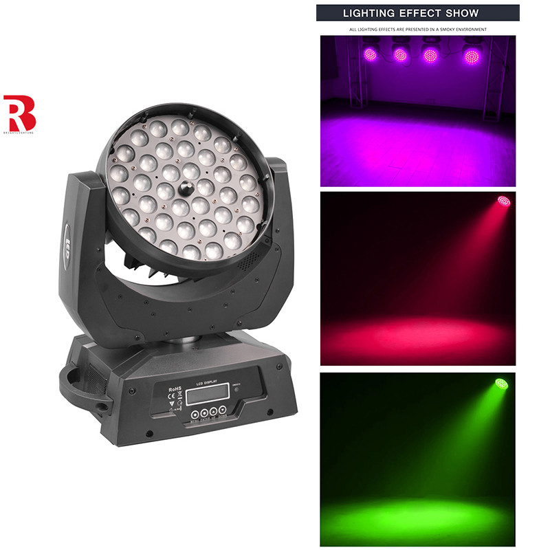 RGBWZOOM BEAM DJ DMX512 LED移動ヘッドのためのビーアイステージライト