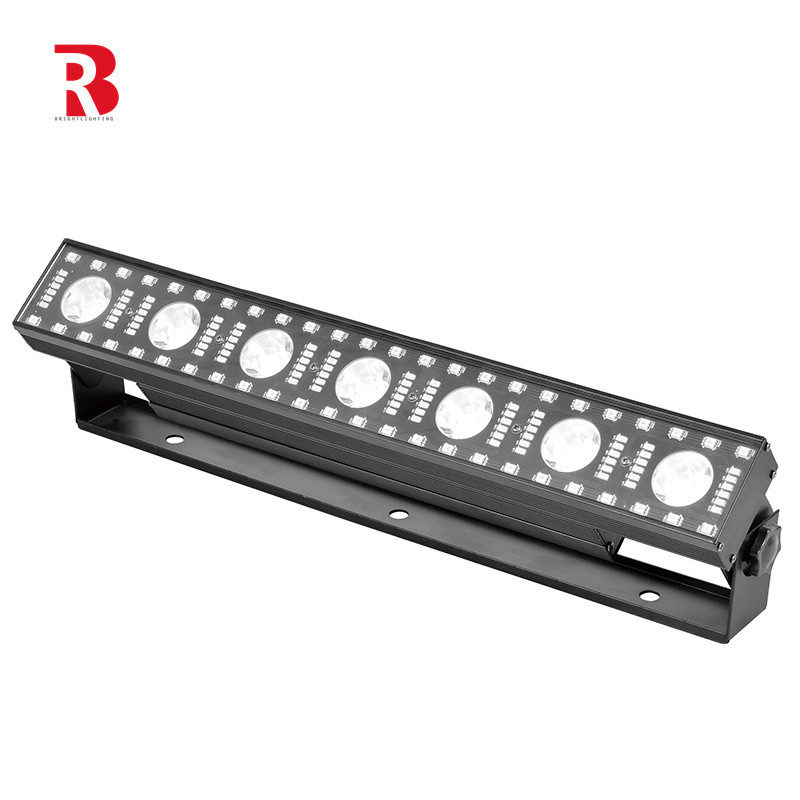 室内 7×3W ホワイト+63 ホワイト ストロブ+48 SMD 3イン1 マトリックス LED ステージ シティライト