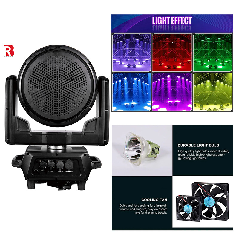 高明るさ LED 動く頭 ビーアイステージ 12pcs 40W RGBW ズーム ウォッシュ ライト