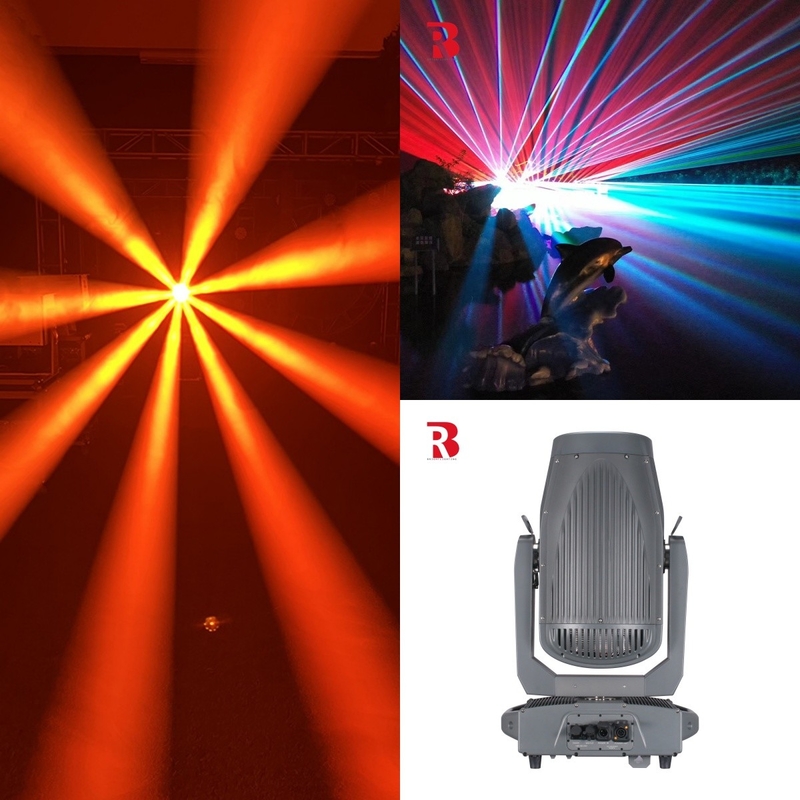DMX互換動頭 260W ビームレーザーステージライト 同期照明制御