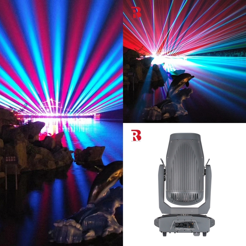 DMX互換動頭 260W ビームレーザーステージライト 同期照明制御