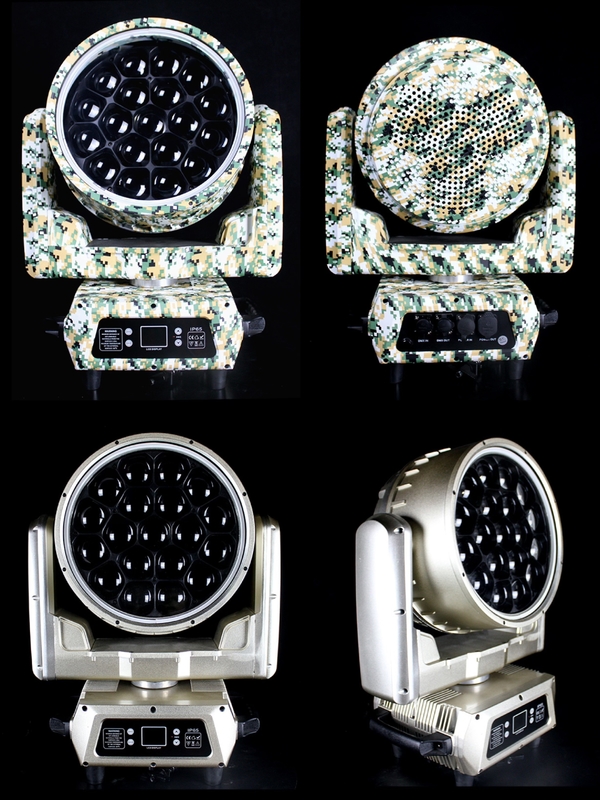 プロ RGBW DMX512 IP65 DJ 19PCS 40W LED ウォッシュ ビイステージライト ショー