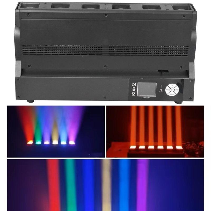 DMXプロフェッショナル LED ピクセルズームバー 6pcs 40W RGBW 4イン1 コンサートステージ照明