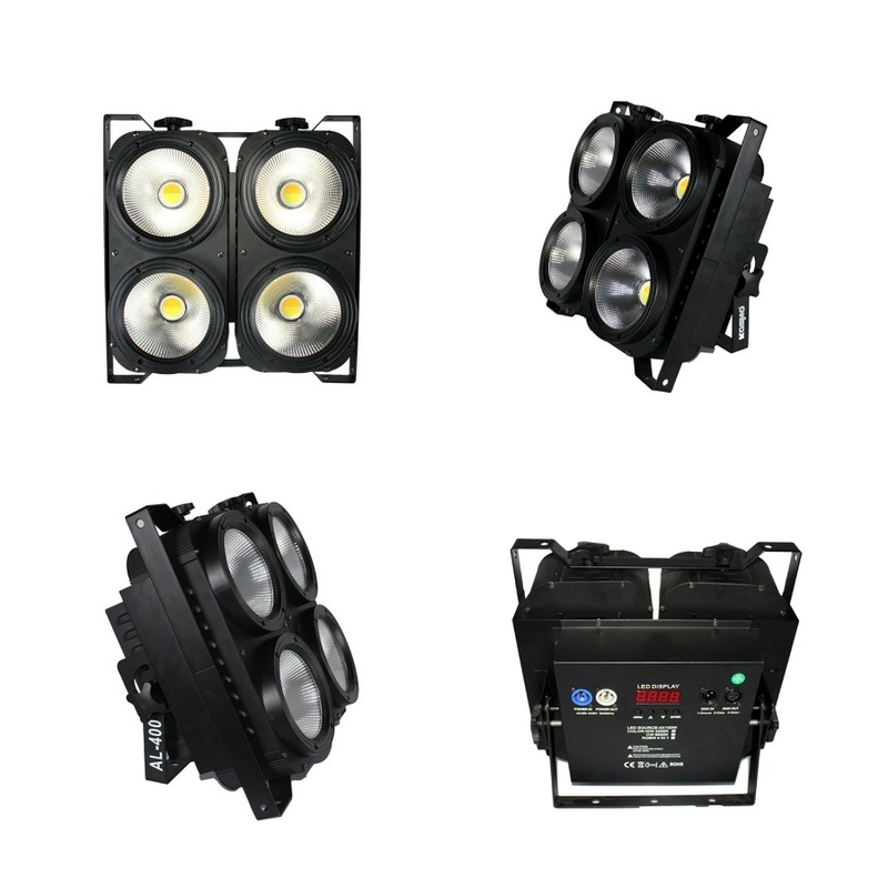スタジオテレビフィルム Dmxストローブ 2x100w 2 Eyes LED 観客ブラインドライト 4x100w 4 Eyes Ledブラインド
