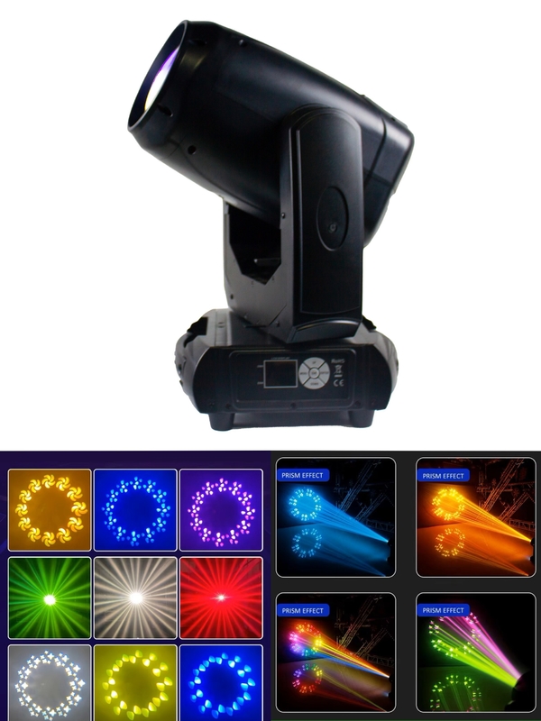 高品質の室内 260w 移動ヘッドビームライト ステージ照明 DMX512 イベント用