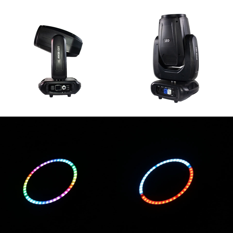 DMX512 LED 200w インドアビーム 移動式ヘッドウォッシュ DJステージライト ナイトクラブ用