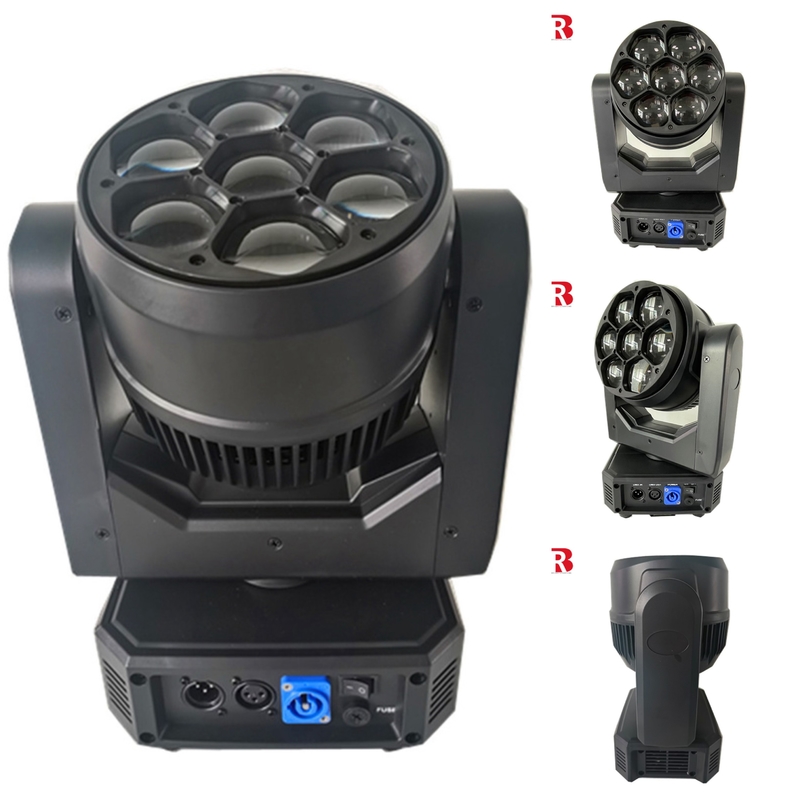 7*40W ビーイステージ移動ヘッド ミニ DJライト DMX512 ステージパフォーマンス