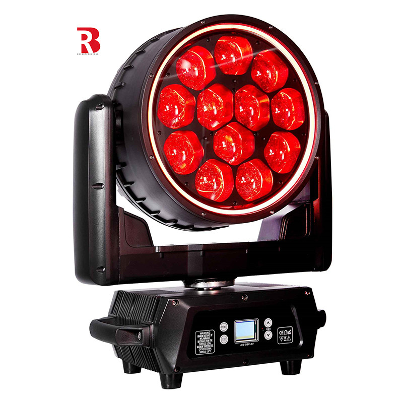 12*40W RGBW LED 高明度輸入ライトランプ LED移動ヘッドライト メーカー