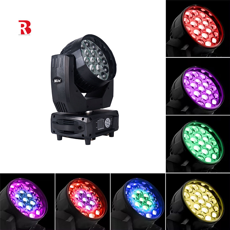 LED 19x15W ビーアイライト 4 イン 1 パターン DJ ステージパフォーマンスのための色の変更
