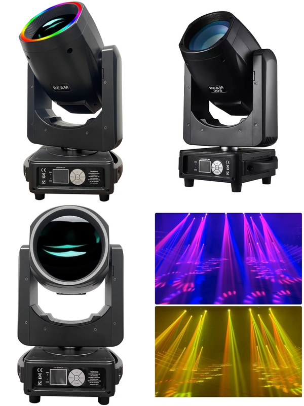 プロのDMX 295w ビームステージライト パン 540°