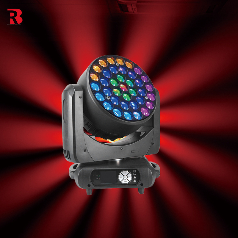 ステージ LED ウォッシュ ズーム RGBW 4in1 移動ヘッドライト 供給者