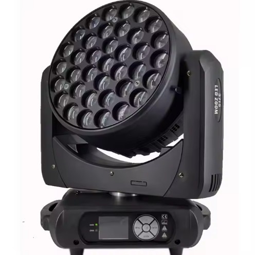 48CH 高明るさ LED 動くヘッドライト 37*15W LED RGBW ミニレーザーステージ LEDスポット プロ照明 LEDバー