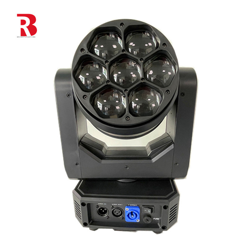 7pcs 40W RGBW LED ストローブビームステージビーアイライト