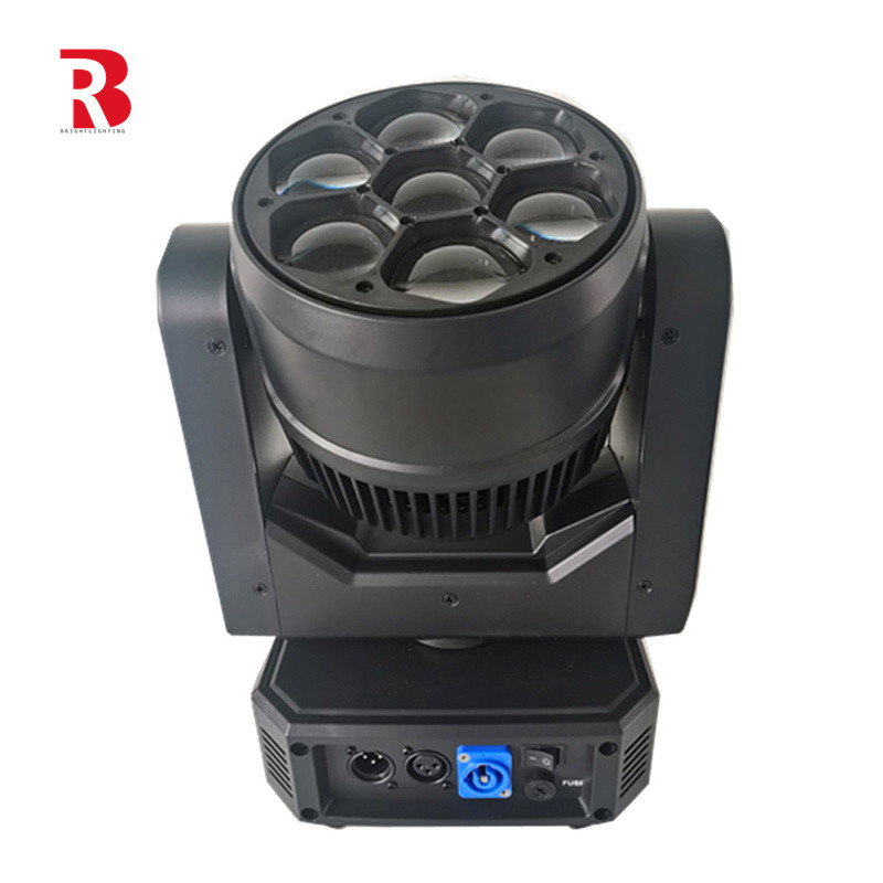 7pcs 40W RGBW LED ストローブビームステージビーアイライト