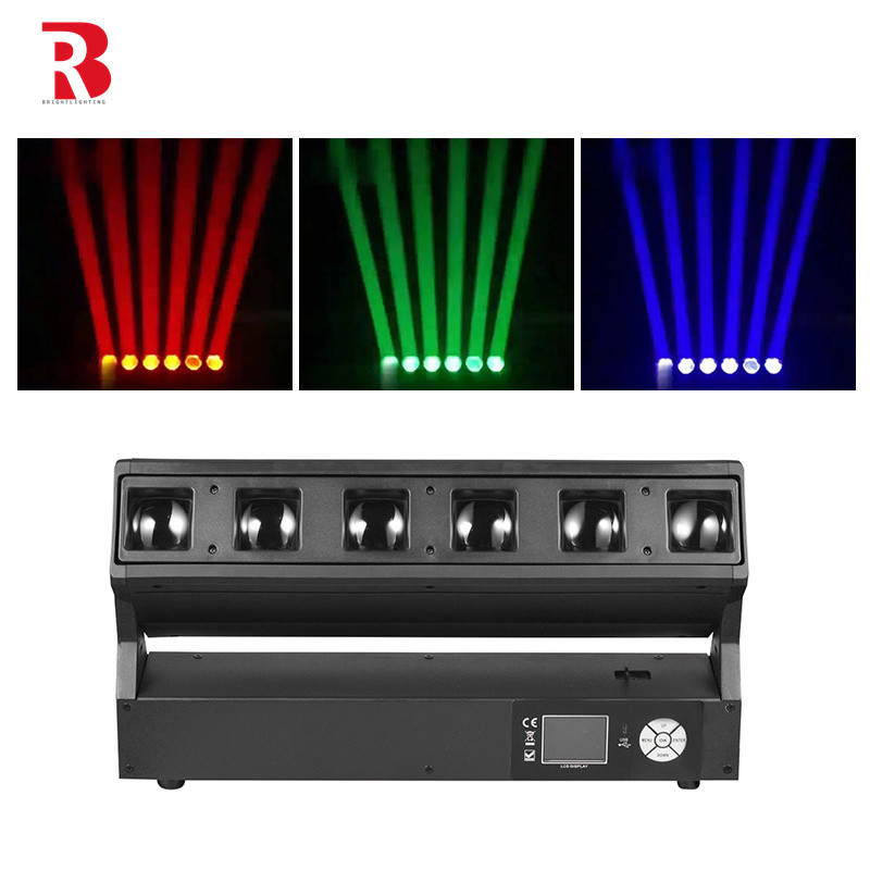 6*40W ビーム ウォッシュ バー 動く ヘッド ステージ ライト 中国製