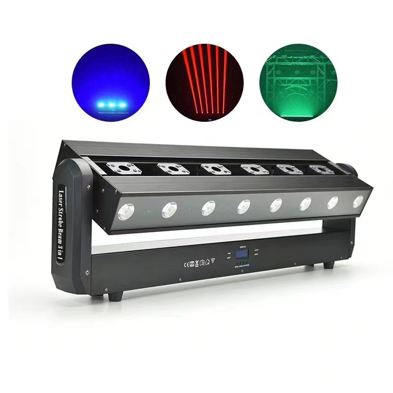 250w 6 ヘッドレーザー 3 イン 1 レーザーピクセルビーム 移動ヘッドライト 室内
