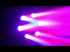 3in1 レーザー ビービービーム 動くヘッドライト 6 CREE 10W RGBW ランプビーズ