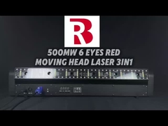 ビーム移動ヘッドライト 3 in 1 レーザーライトビーズ色グラディアントショー