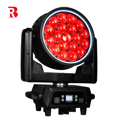 850W 19*40W RGBW 4in1 ビッグビーアイ LED コンサート用移動頭