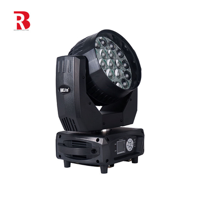 室内LED移動ヘッド ズームと回転 19pcs 15W 4イン1 ビーステージライト