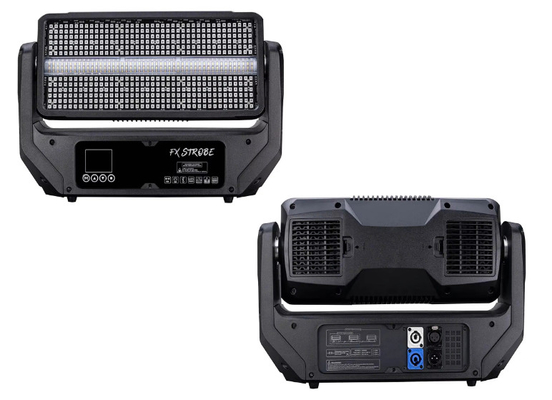 1000W LED ストローブライト RGB 3 in 1 DMX512 パーティショー用の黒色LCD