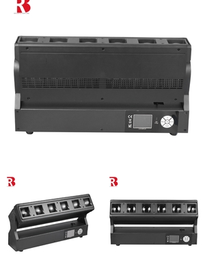 アルミホイジング 6pcs 40w移動バーナイトクラブライト djコントローラ dmx512 LEDライト