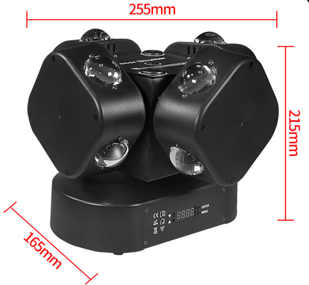 DMX 512 ディスコ ローティング レッド+グリーンレーザービーム 移動ヘッドライト